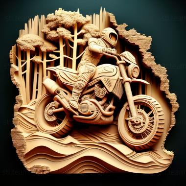 3D модель Пустынные сани Ducati Scrambler (STL)